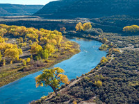 San Juan River Drone Shot