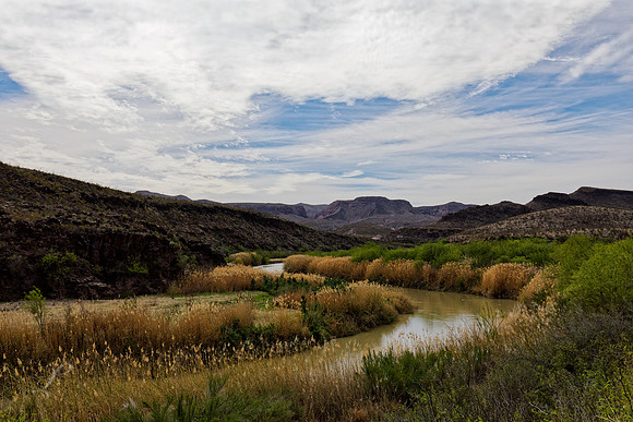 Big Bend Following the River