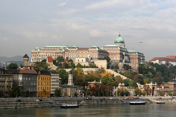 Budapest Castle District On The Danube