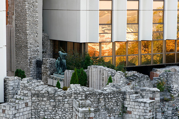 Ancient Wall & Bastion Reflection