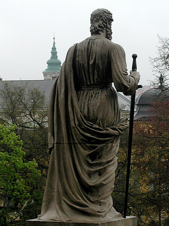 Statue In The Rain