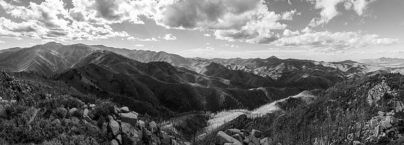Monjeau Panorama B&W