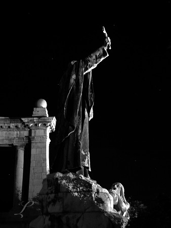 Gellért Statue At Night, Budapest