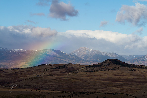 Rainbow On The Rocky Mountain Front, Montana