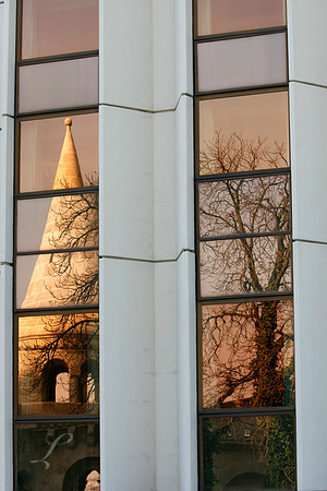 Reflection of Fisherman's Bastion, Budapest