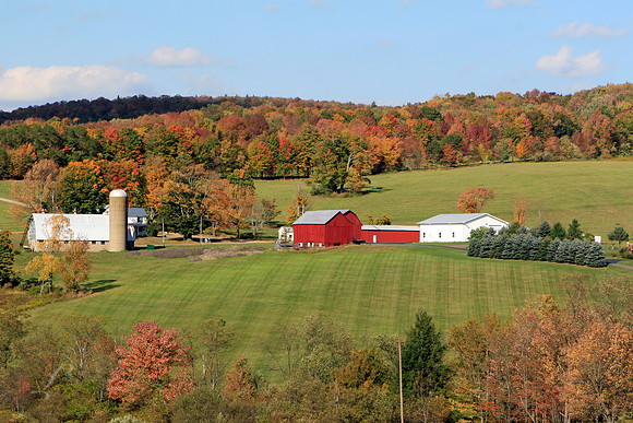 Friendsville, Pennsylvania Autumn Farm