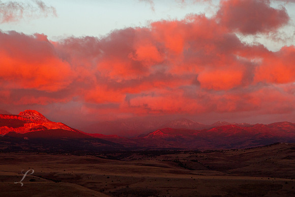 Morning Mountain Front Splendor, Rocky Mountain Front, Montana