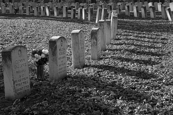Cemetery Lane B&W
