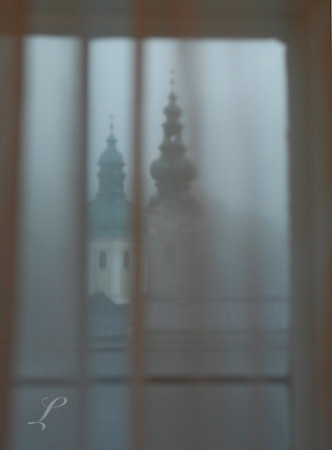 Salzburg, Austria Veiled Church Steeples