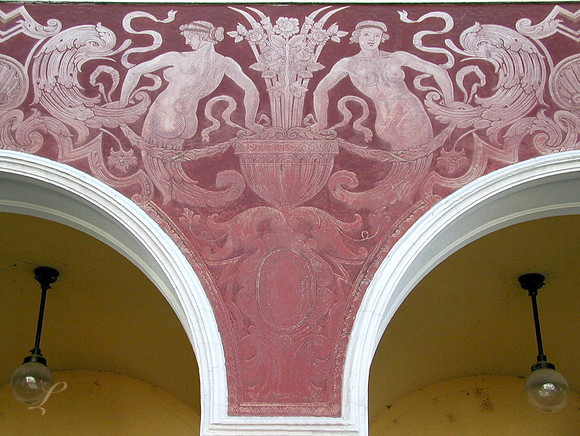 Tisza, Hungary Bath Mural