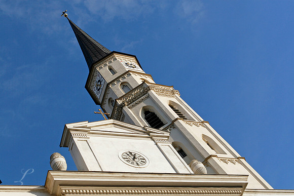 Vienna Church Against Blue Sky