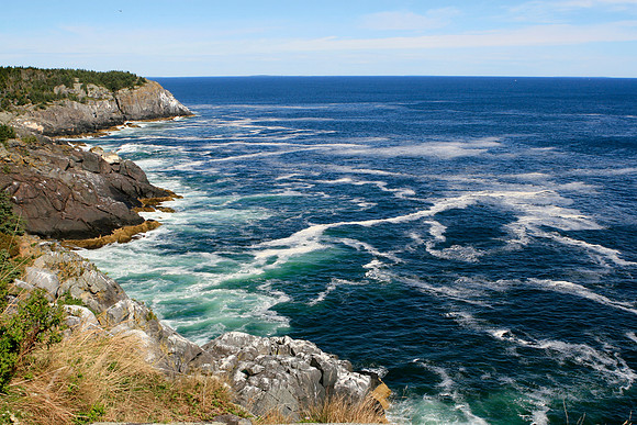 Monhegan Island Cliffs & Sea