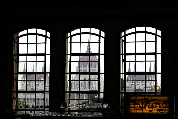 Budapest Parliament From Tiffany Bar