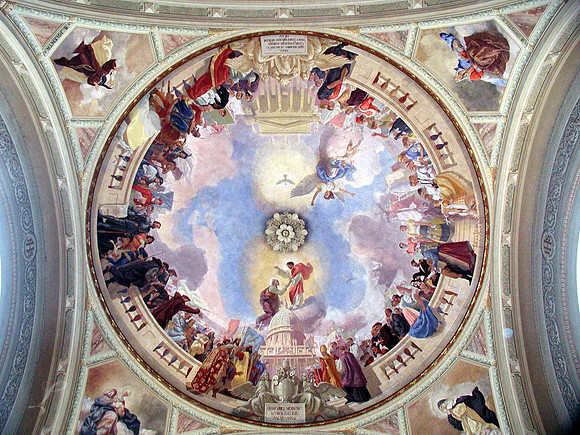 Eger, Hungary Church Rotundum Mural