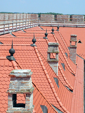 Gyula, Hungary - Fortress Roof