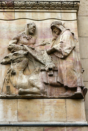 Wall Carving, Ethnographic Museum - Budapest, Hungary