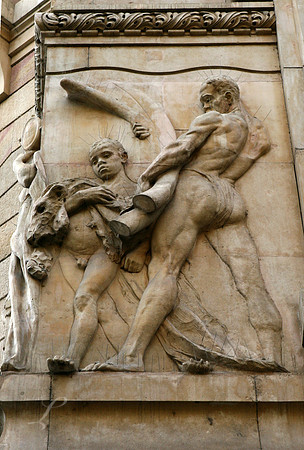 Wall Carving, Ethnographic Museum - Budapest, Hungary