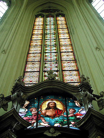 Vienna, Austria Church Stained Glass Window