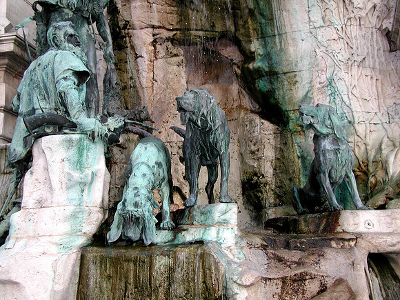 Hunter's Statue - Budapest, Hungary