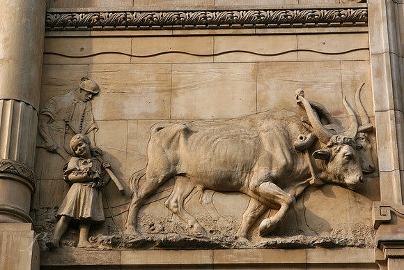 Wall Carving, Ethnographic Museum - Budapest, Hungary