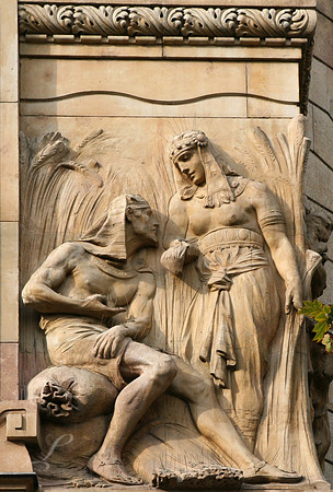 Wall Carving, Ethnographic Museum - Budapest, Hungary